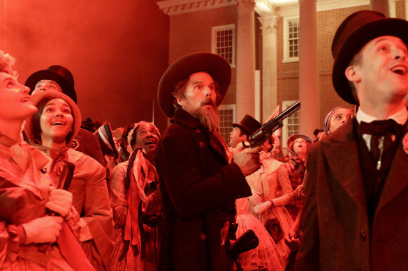 Ethan Hawke as abolitionist John Brown in The Good Lord Bird.