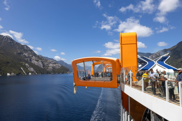 The Magic Carpet on a New Zealand cruise.