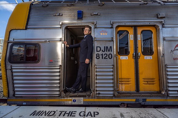Ben Heavey, 23, long aspired to become a driver of passenger trains including the V-sets.