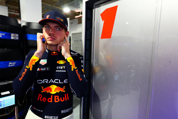 Max Verstappen will start from ninth.