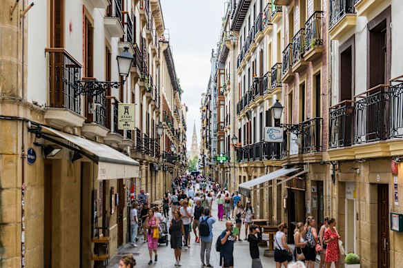 San Sebastian’s Old Town.
