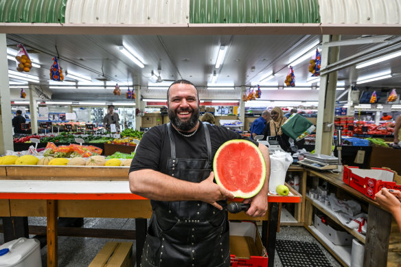 Fadi Ghosn, owner Coburg Market Fruit and Vegetables. 