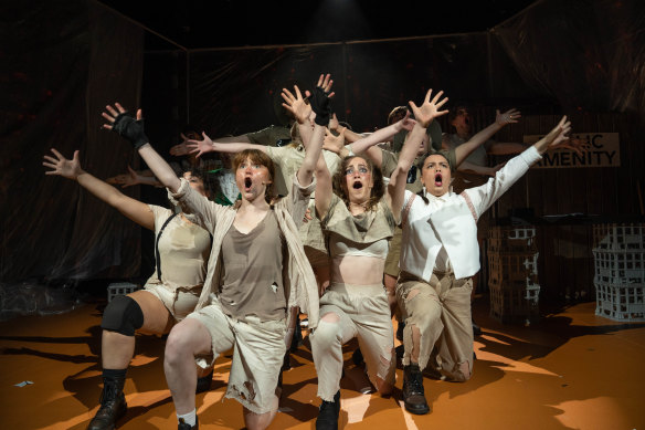 A scene from Urinetown