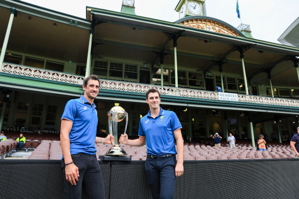 Mitchell Starc and Pat Cummins.