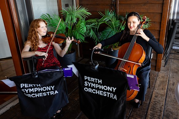 Sacha McCullock and Madeleine Antoine.