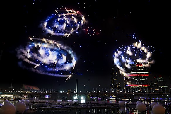 The Star-Bound drone show. 