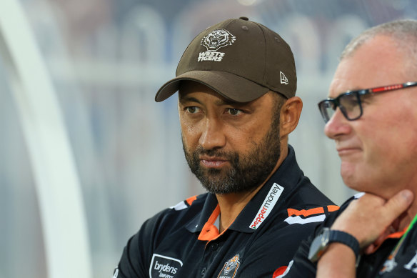 Benji Marshall watches on in Mudgee.