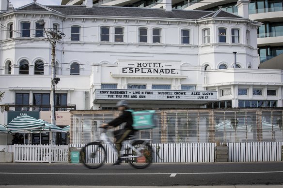 The Esplanade Hotel in St Kilda sold for a whopping $64 million.