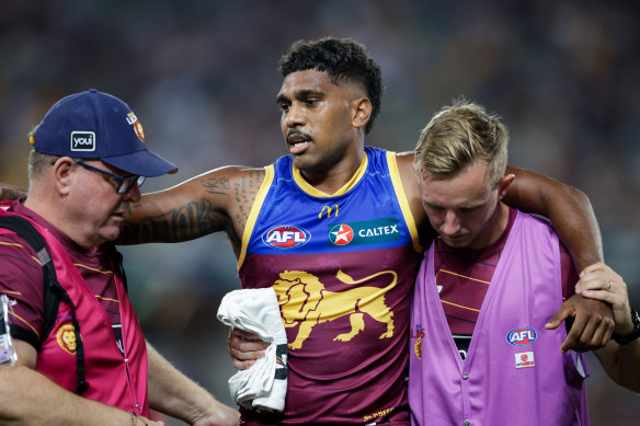 Keidean Coleman went within a kick of the 2023 Norm Smith Medal, but suffered a torn ACL early in the 2024 season.