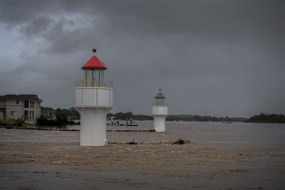 Port Macquarie has seen 9.8mm since 9am this morning. 