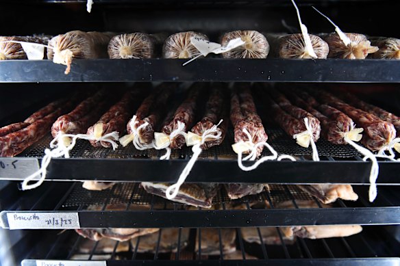 House-made charcuterie. 