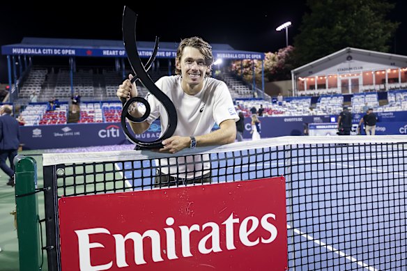 De Minaur played brave tennis in the toughest moments of the Washington final.