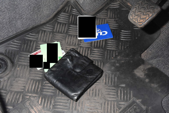 Russell Hill’s wallet.