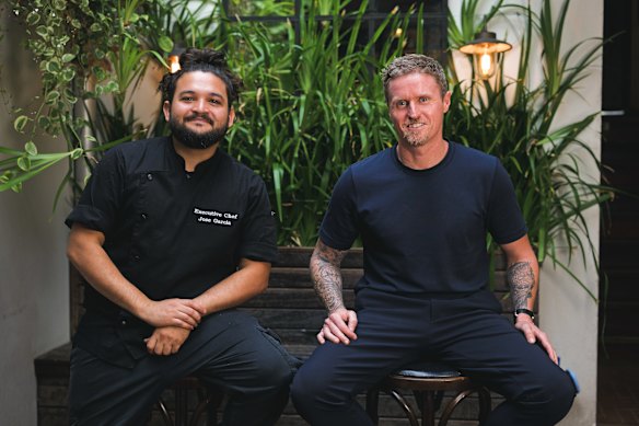 Chef Jose Garcia and restaurateur Michael Fegent.