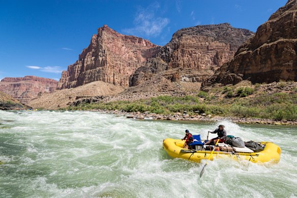 The Colorado River through the Grand Canyon offers rafters some of the most legendary whitewater in the world.