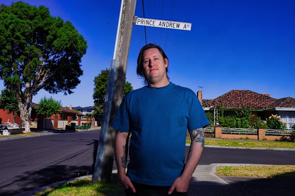 Brendon Watson, a resident of Prince Andrew Avenue in Lalor.