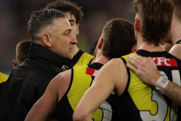 Richmond coach Adem Yze.