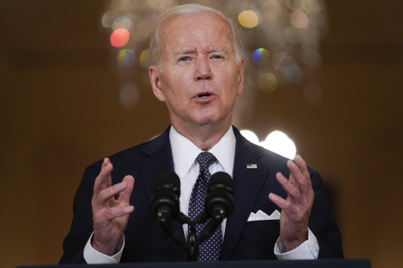 US President Joe Biden speaks about the latest round of mass shootings.