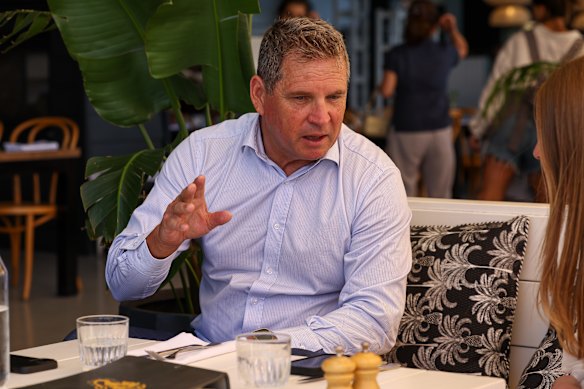 Stockland WA General Manager Col Dutton at The Shorehouse in Swanbourne.
