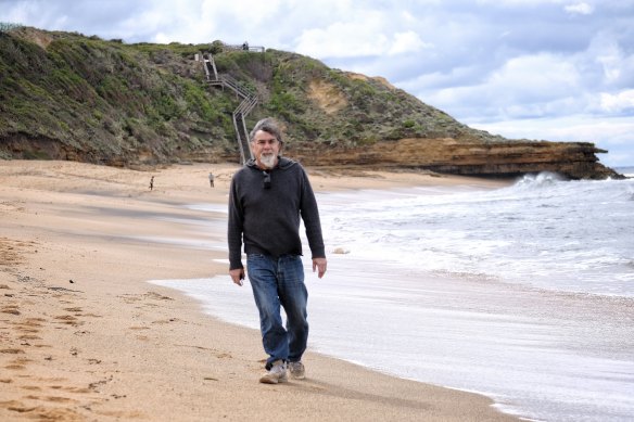 “Desperate times”: Maurice Cole at Bells Beach.