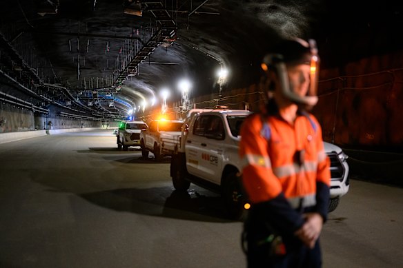 Most of the 4.5-kilometre M6 tunnels are nearly complete. 