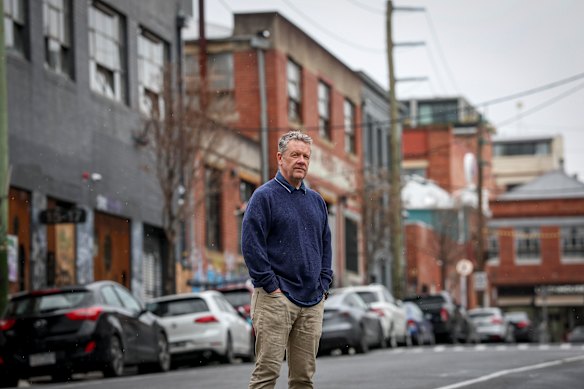 Demographer Johnny Barnard in Collingwood.