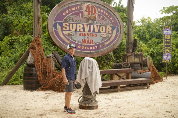 Jeff Probst hosts Survivor: Winners at War, the show’s 40th season which aired in 2019.