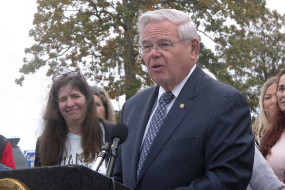 US Senator Robert Menendez in 2019.