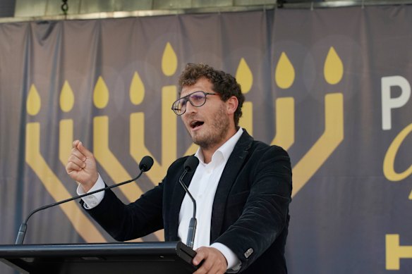 Rabbi Gabi Kaltmann spoke out against the attack.