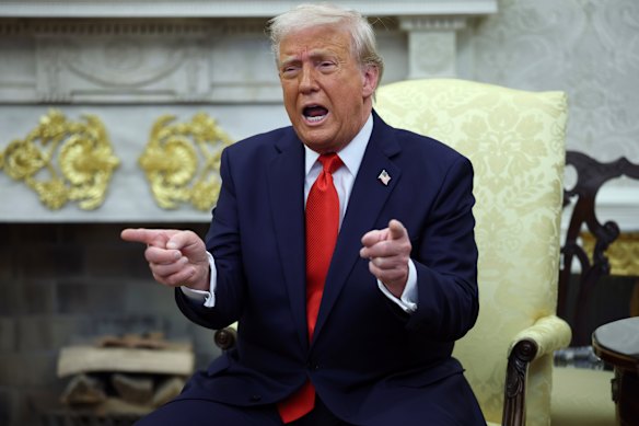 US President Donald Trump has been calling for the Fed to lower interest rates immediately, accusing Jerome Powell of “playing politics” by leaving them unchanged.