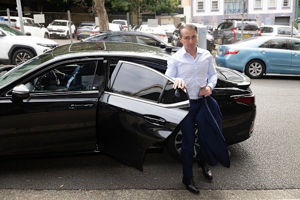 El director ejecutivo de la CBA, Matt Comyn, fue uno de los madrugadores.