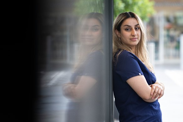 Narges, an Iranian refugee, has been waiting years for an outcome on her asylum case.