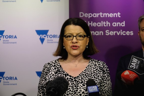 Victorian Health Minister Jenny Mikakos.