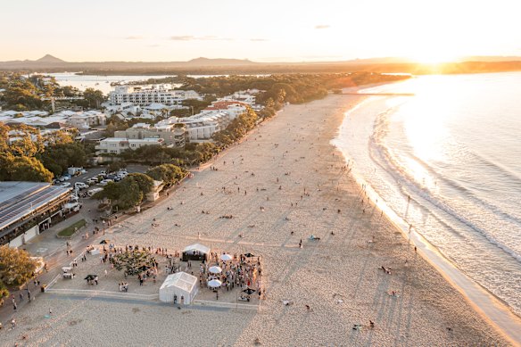 The Sundowner Beach Party at Noosa Eat and Drink Festival.