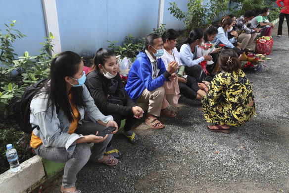 Former Cambodia National Rescue Party (CNRP) activist members.