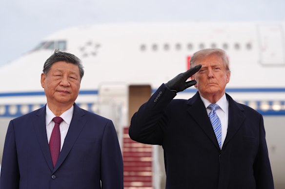 US President Donald Trump and China’s President Xi Jinping.