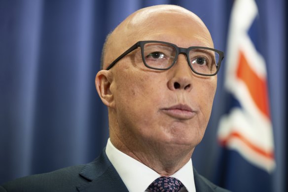 Opposition Leader Peter Dutton checked his records about the AFP briefing. 