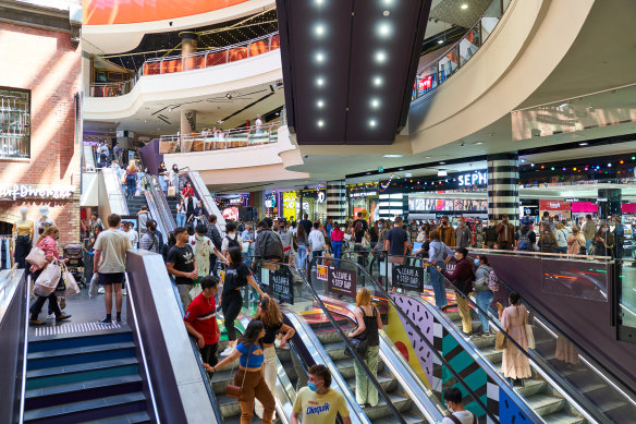 GPT-owned Melbourne Central shopping centre. 