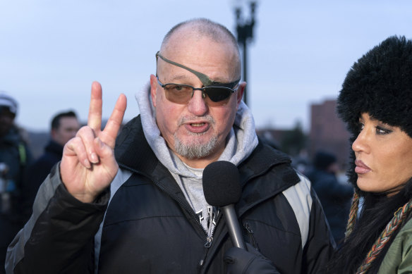 Stewart Rhodes, founder of Oath Keepers and a major figure in the January 6 riots, was released from prison.