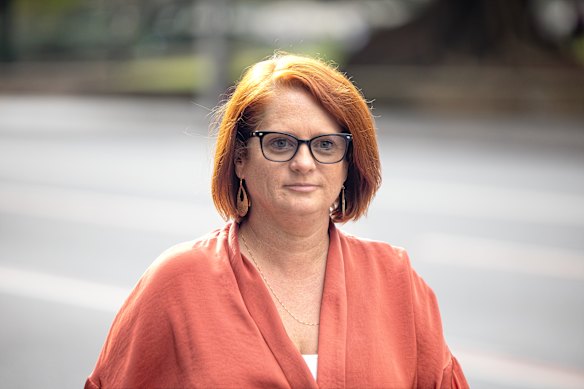 Independent Parramatta councillor Kellie Darley at the ICAC on Wednesday.