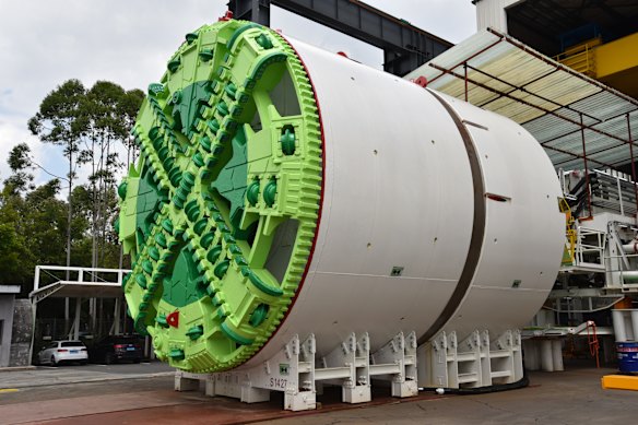 Once tunnel boring machines like this one begin their work, it is extremely costly to stop them. 