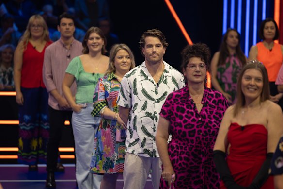 Former MasterChef Australia contestant Hayden Quinn appears on season two of The Floor. 