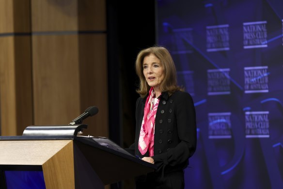 Caroline Kennedy tried to convince senators to oppose Kennedy’s appointment as health secretary.