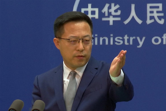 Chinese Foreign Ministry spokesperson Zhao Lijian said the World Health Organisation should be investigation American labs instead. 