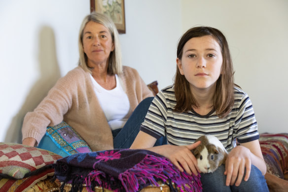 Lynne Donnelly, left, and Lulu.