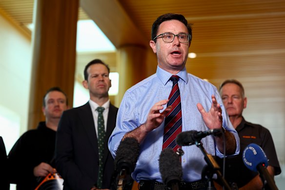 Nationals MP and former leader David Littleproud.