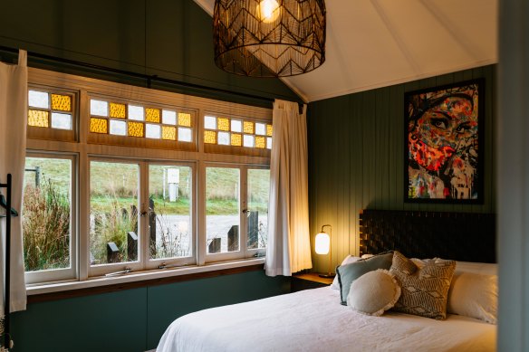 The ground-floor bedroom.