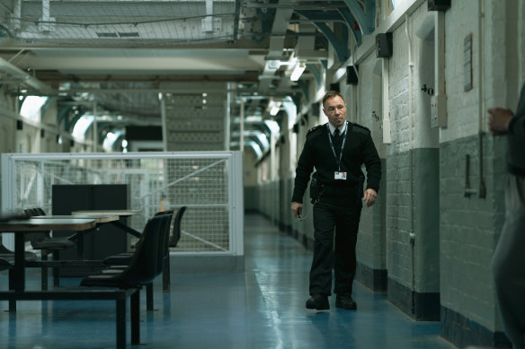 Stephen Graham is prison officer Eric McNally, who is forced into corruption to protect his son.