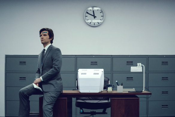 Adam Scott plays the dutiful employee of a mysterious company in the black comedy Severance.