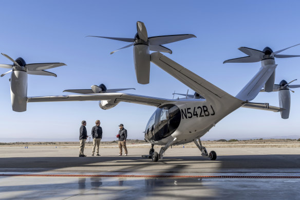 Joby Aviation’s pre-production prototype aircraft.